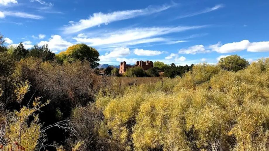 A picture we took at the Quarai Mission Ruins in New Mexico