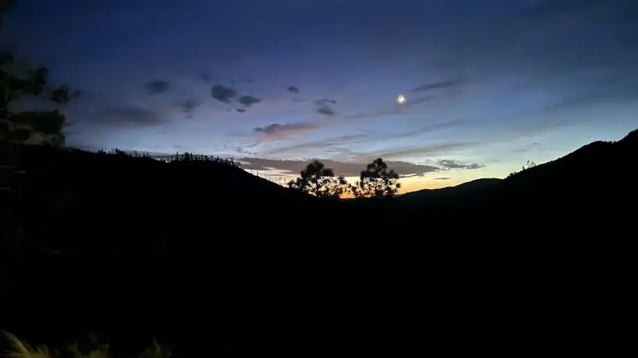 The New Mexico night sky