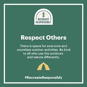 There is space for everyone and countless outdoor activities. Be kind to all who use the outdoors and nature differently.
