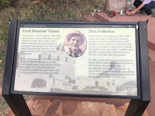 Fred Sisneros' Grave