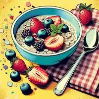 a bowl of overnight oats